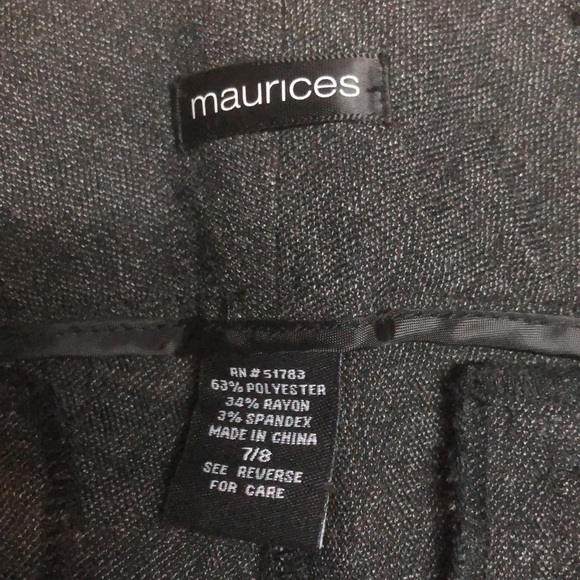 Maurice’s Size 7/8 ladies tweed trousers! Like new - Picture 3 of 4